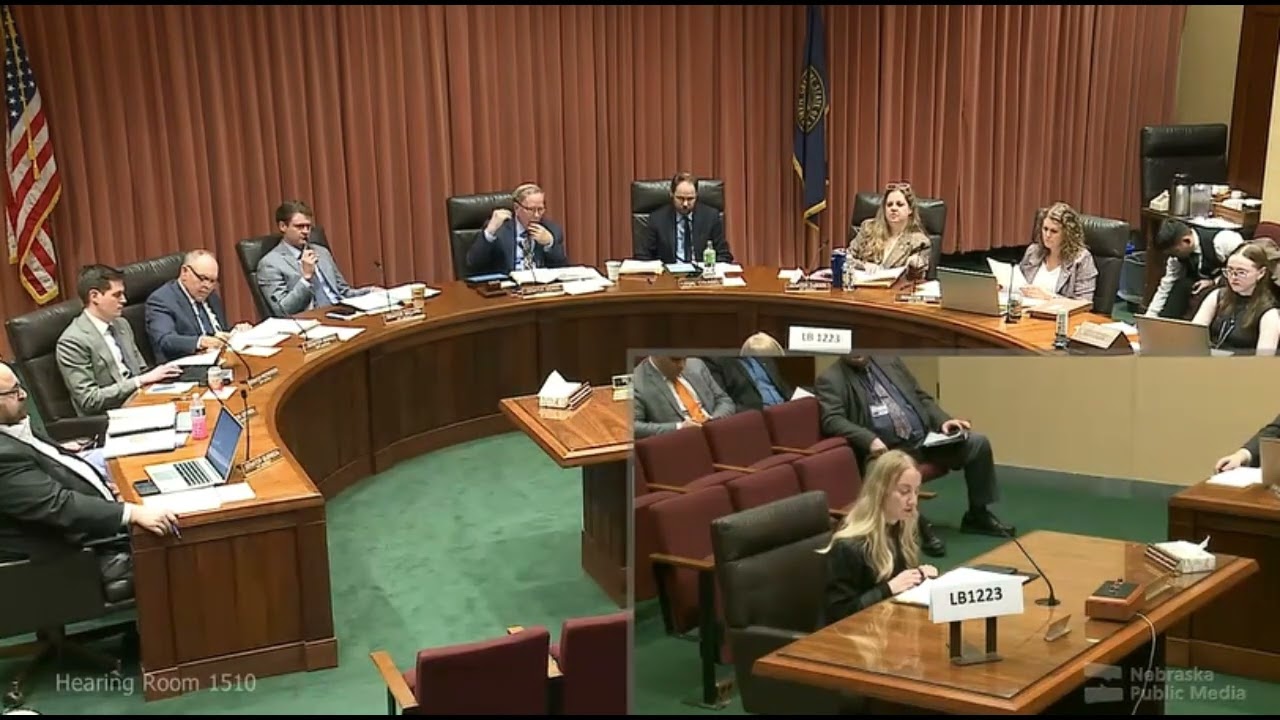 Senator Megan Hunt: LB1223 Hearing - Regulate Overly Bright Headlights