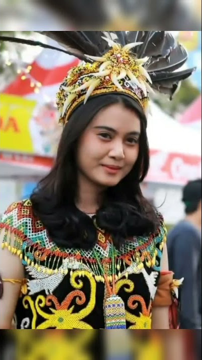 PESONA GADIS DAYAK // Kecantikan Gadis Suku Dayak {SHORT 7}  #shortvideo #shorts  #gadisdayak #short
