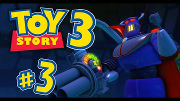 Toy Story 3 - Buzz Video Game - To Infinity and Beyond 100% Walkthrough XBOX360 PS3 - Part 3