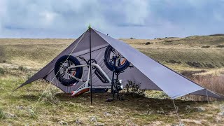 The Ultimate E-bike Survival Shelter | Engwe M20 E-bike Adventure