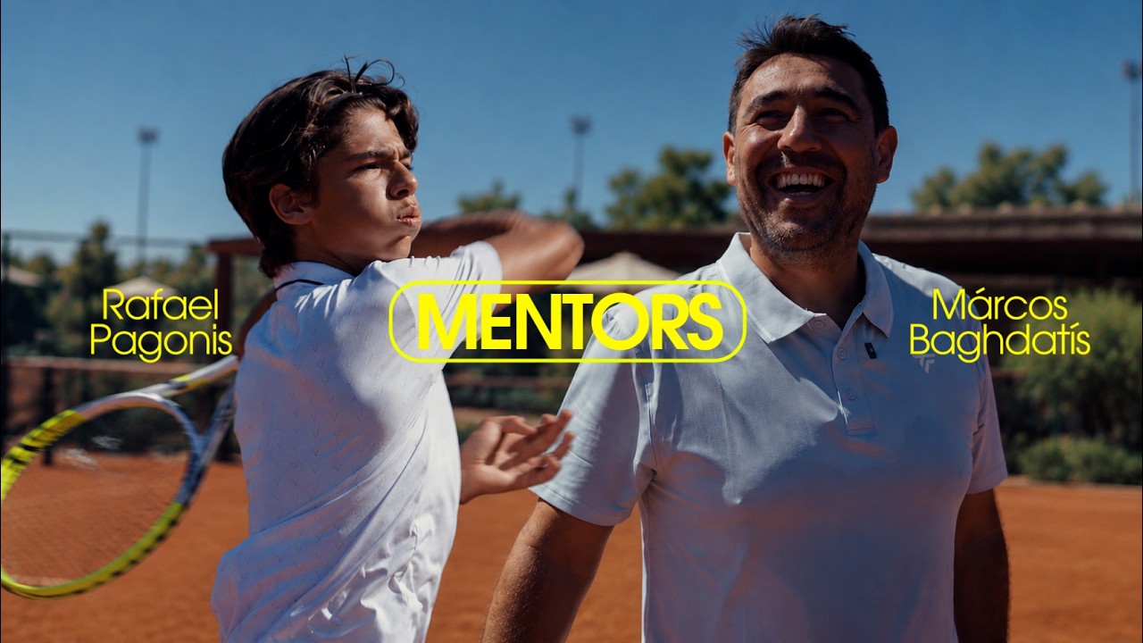 Tecnifibre | Marcos Baghdatis Shapes the Game of Greek Rising Star, Rafael Pagonis
