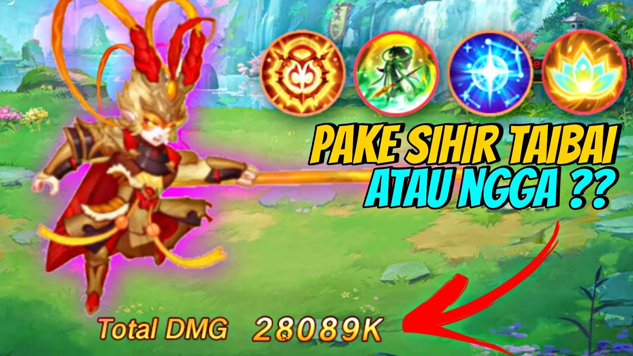 DAMAGE Up 28jt ! Perbandingan DMG SIHIR Tertinggi Untuk Hero ATTACKER - Monkey King Arena of Heroes