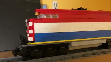 LEGO Custom BC Rail C40-8M. With Nathan K5H Horn.