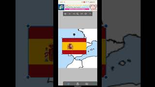 How to making flag map tutorial for IbisPaintX | #ibispaintx #map #mapping #flag #country #shorts screenshot 5