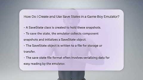 How Do I Create and Use Save States in a Game Boy Emulator? | Video Gamers Vault News