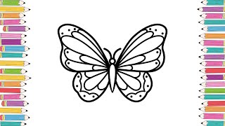 Butterfly Coloring Pages for Kids | Educational & Entertaining Videos