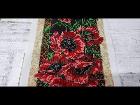 Вышивка бисером. Маки от Арт Соло. Готовые работы.