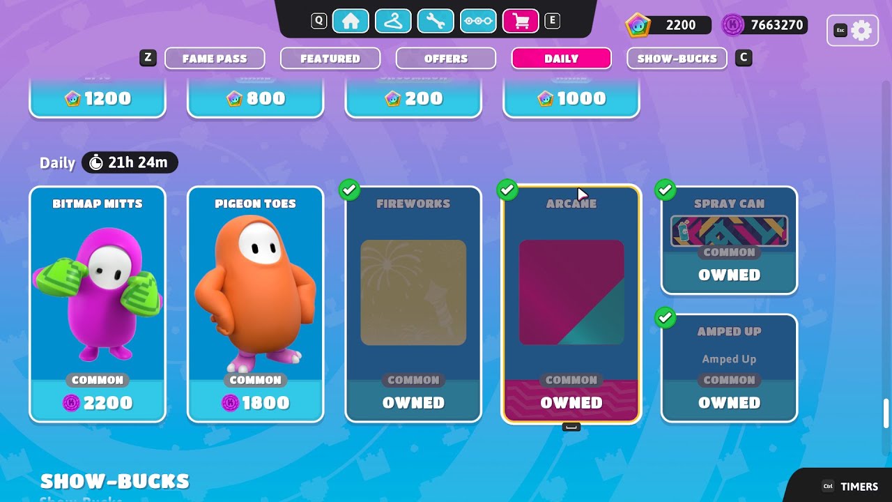 *NEW* Fall Guys S4 Item Shop Kudos Item & Back Bling Bundle YouTube