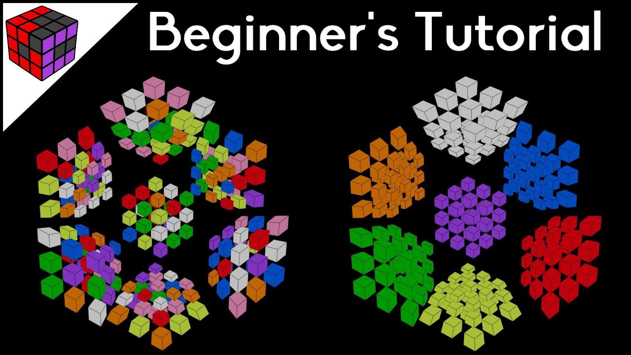 How To Solve A 4d Rubiks Cube Beginners Method Tutorial Youtube