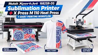 Mutoh XpertJet 1682SR-DS Sublimation Printer + X Press M 110 Heat Press | T-Shirt Printing Workflow screenshot 4