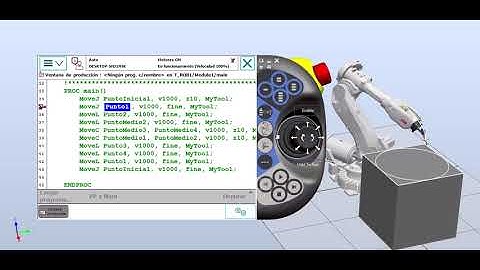Simulación trayectoria Tutorial 2 : FlexPendant - RIN - RobotStudio