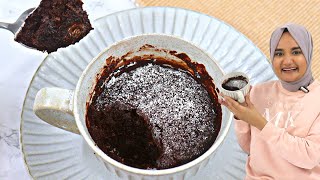 Dangerously good CHOCOLATE MUG CAKE! Microwave recipe and no eggs