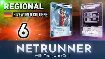 Hiveworld Regionals 2016 - #6 - The Turing Machine - Netrunner with TeamworkCast