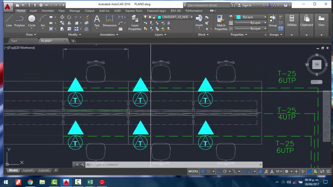 ¿Como iniciar un diseño de Cableado Estructurado en CAD