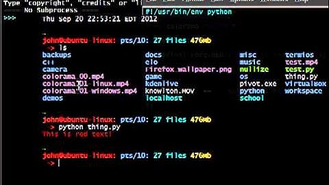 Python [colorama] 01 Init