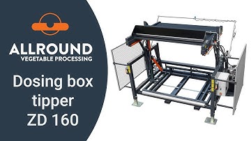 Dosing box tipper ZD 160 | Allround Vegetable Processing