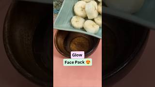 Banana & Chandan Face Pack for Glowing Skin✨ | Natural Skin Brightening Remedy #brightskin #skincare