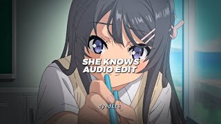 fazobeats - she knows (jersey club) [edit audio]