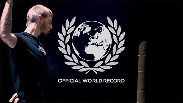 Official World Record - Most one-handed martial arts sword cuts in one minute (rush straw)