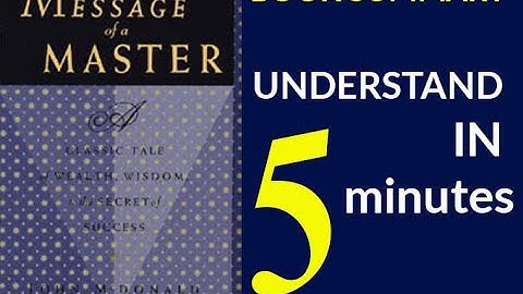 【Fast Learning】The Message of a Master　by John McDonald
