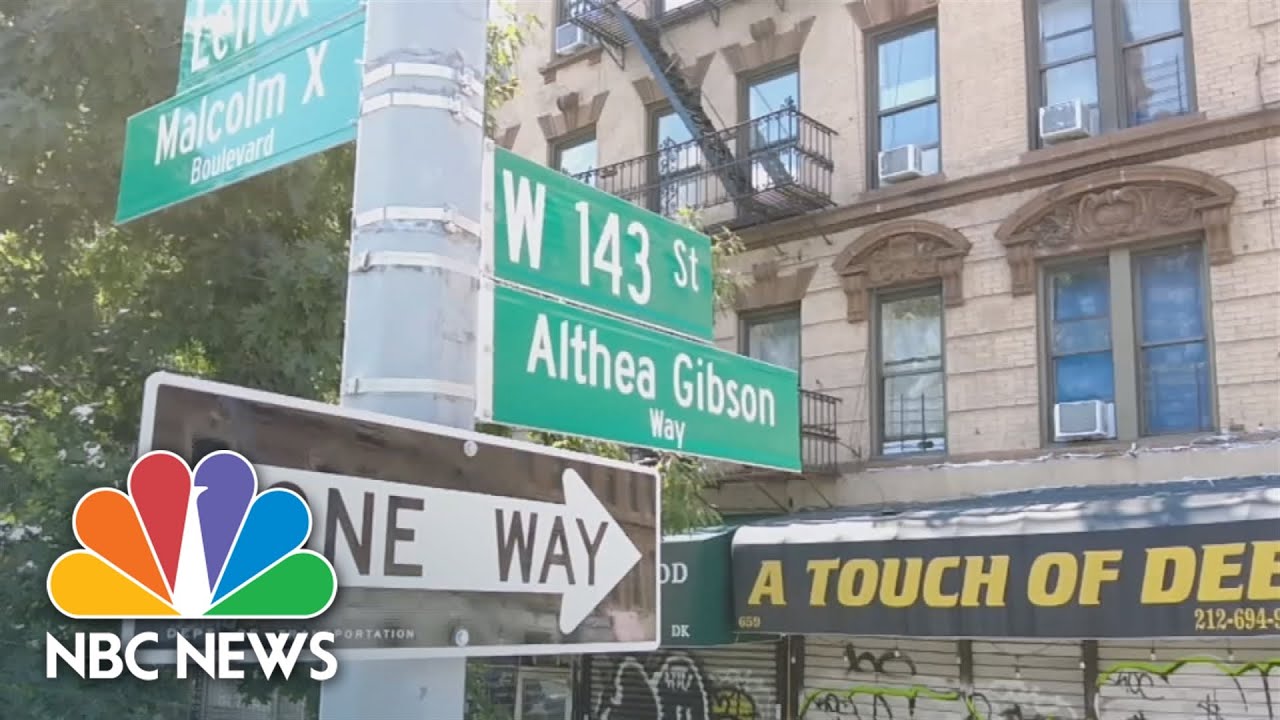 Tennis Pioneer Althea Gibson Honored With NYC Street Tennis Pioneer Althea Gibson Honored With NYC Street