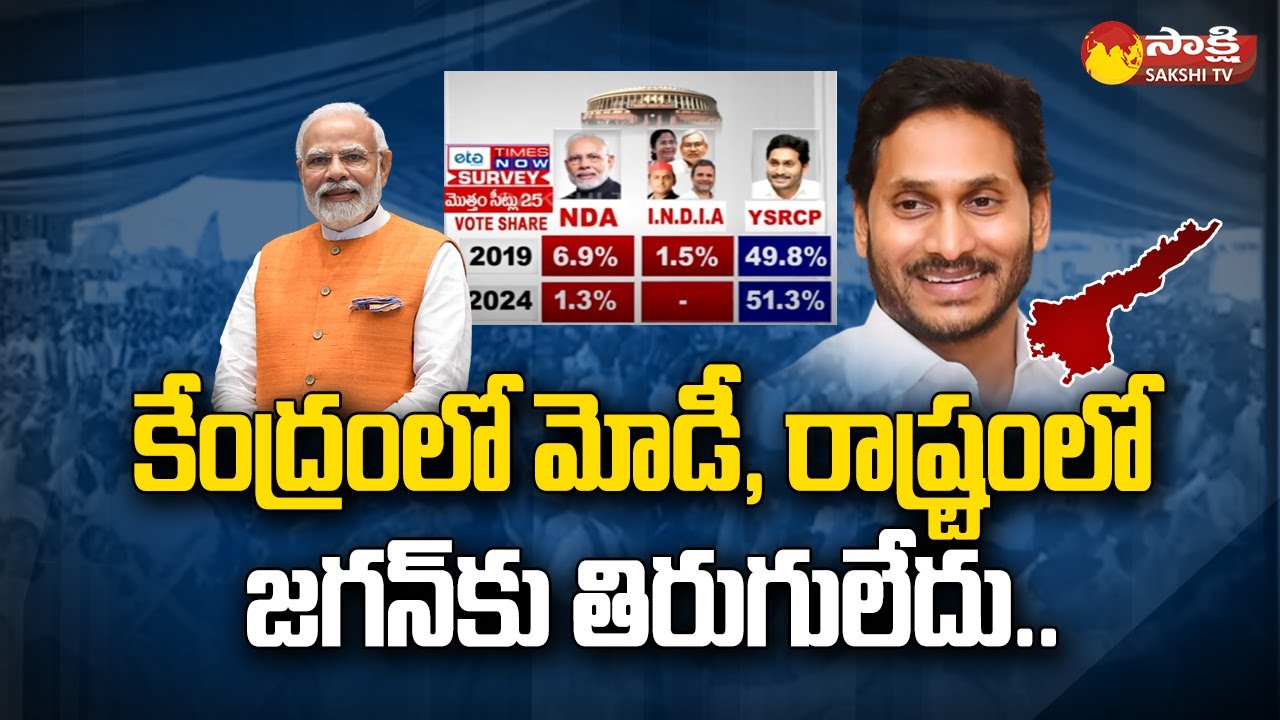 Lok Sabha Elections Ysrcp Clean Sweep Etg Times Now Survey