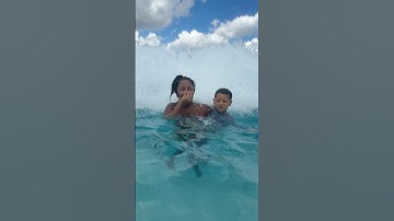 Son & Sister Can’t Handle the World’s Largest Wave Pool With Dad!