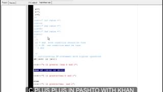 C Plus Plus In Pashto With KhAN Lecture No 6