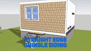 Full AZEK Shingle Siding with PaintPro Technology-Straight Edge Installation Update