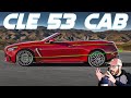 Mercedes AMG just unveiled the CLE53 Cabriolet