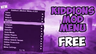 [Free] GTA 5 Kiddions Mod Menu | Free Download 2024 | AIM, money glitches, and more | UNDETECTED