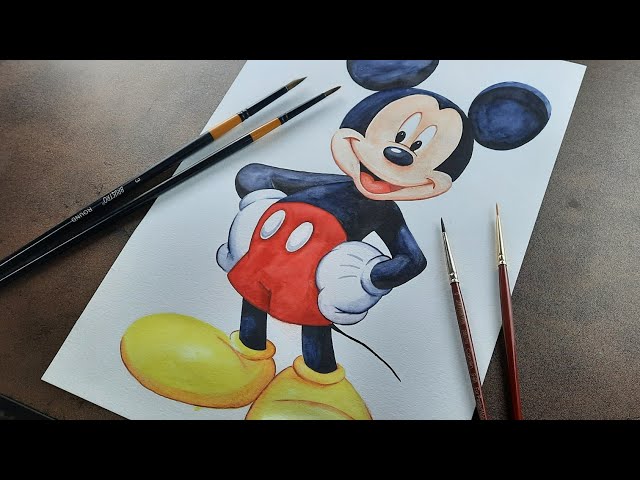 drawing lakers mickey mouse