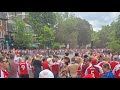 Arsenal Parade Live from Highbury & Islington St