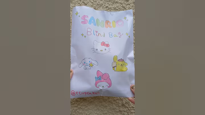 Sanrio Blind Bag Part 3 #shorts #asmr #sanrio #blindbag #hellokitty #unboxing #diy #papercraft #fyp