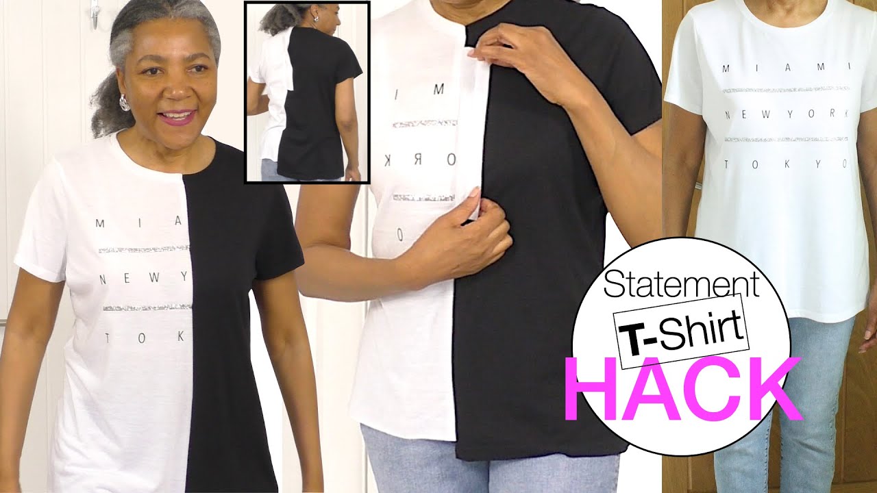 Two Easy DIY T-shirt Hack | How to Transform your OLD T-SHIRTS ...