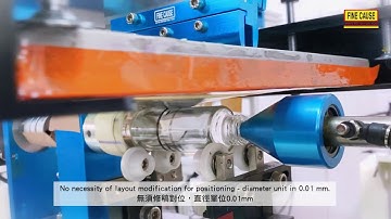 Curved screen printing machine by servo motor(round screen printer)-FA-400RSN-【FineCause】