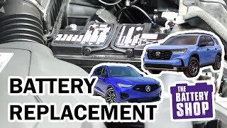 Honda Pilot and Acura MDX (2016  present)  New Battery Install