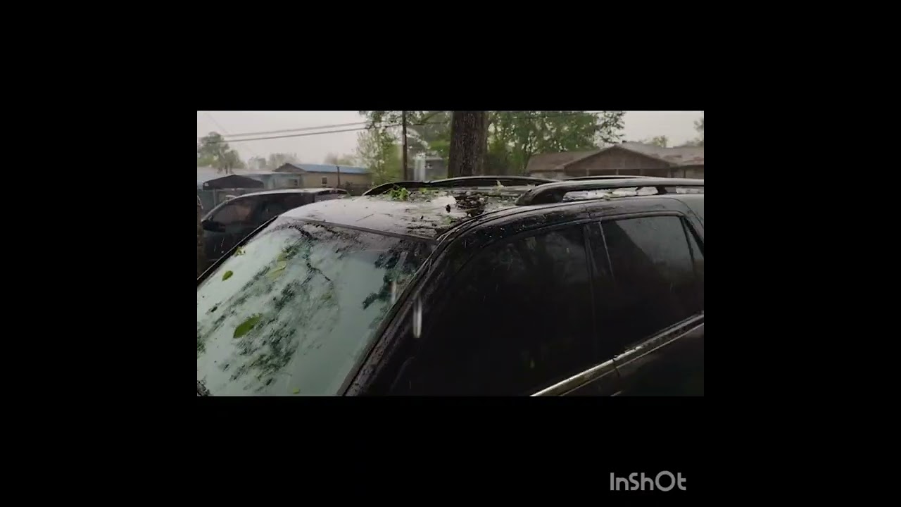 Houston we have a problem what in the hail golf balls from the sky