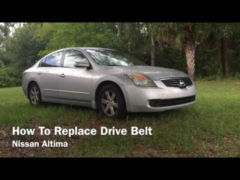 How To Replace Serpentine/Drive Belt – Nissan Altima 2007-2012.