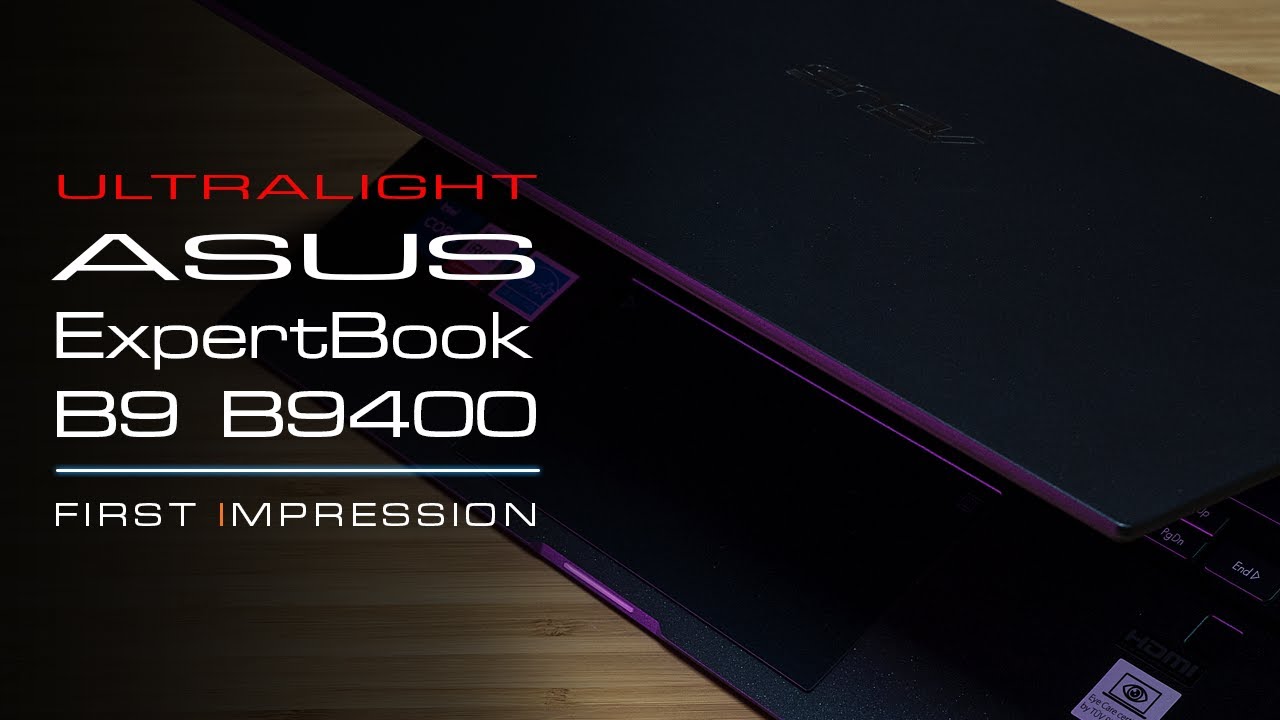 video ASUS ExpertBook B9 (B9400)