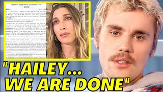 Justin Bieber ANNOUNCES Divorce From Hailey THIS YEAR