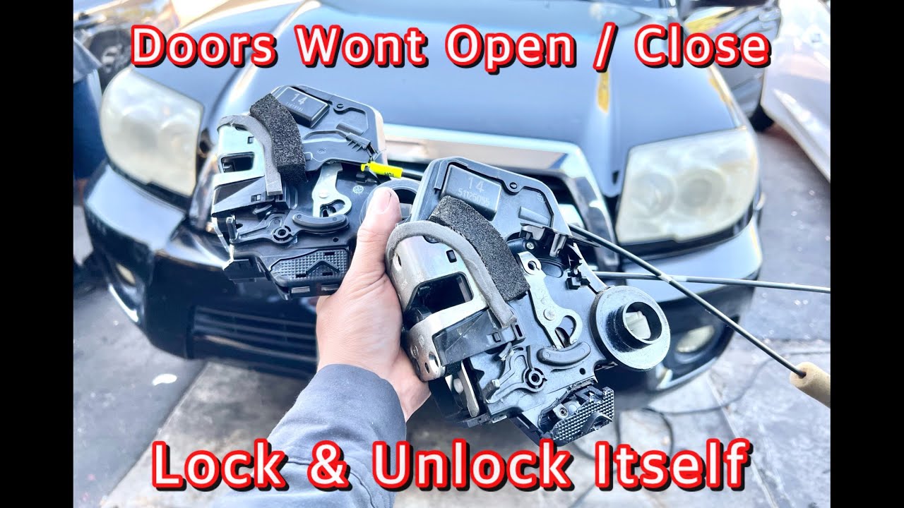 Toyota 4Runner Door Lock Actuators Replace - Door Lock & Unlock Itself