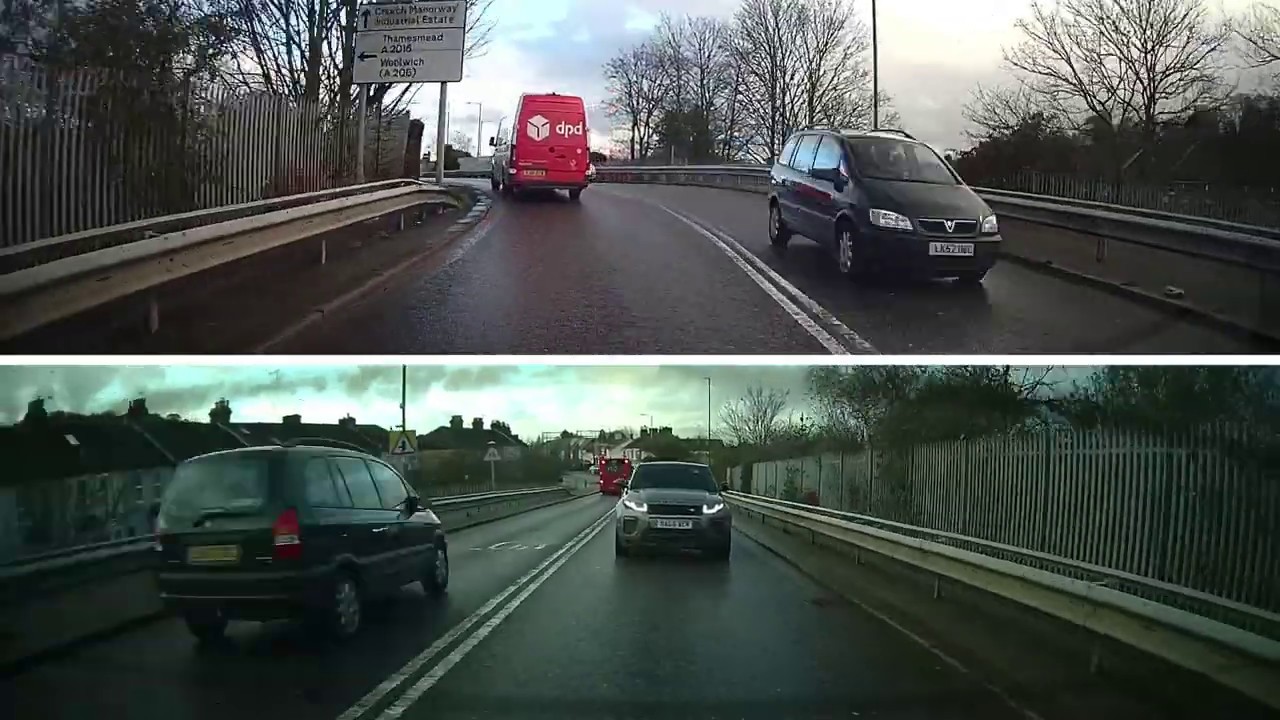 Jumping red light, WRONG SIDE OF THE ROAD and near mis with a learner ...