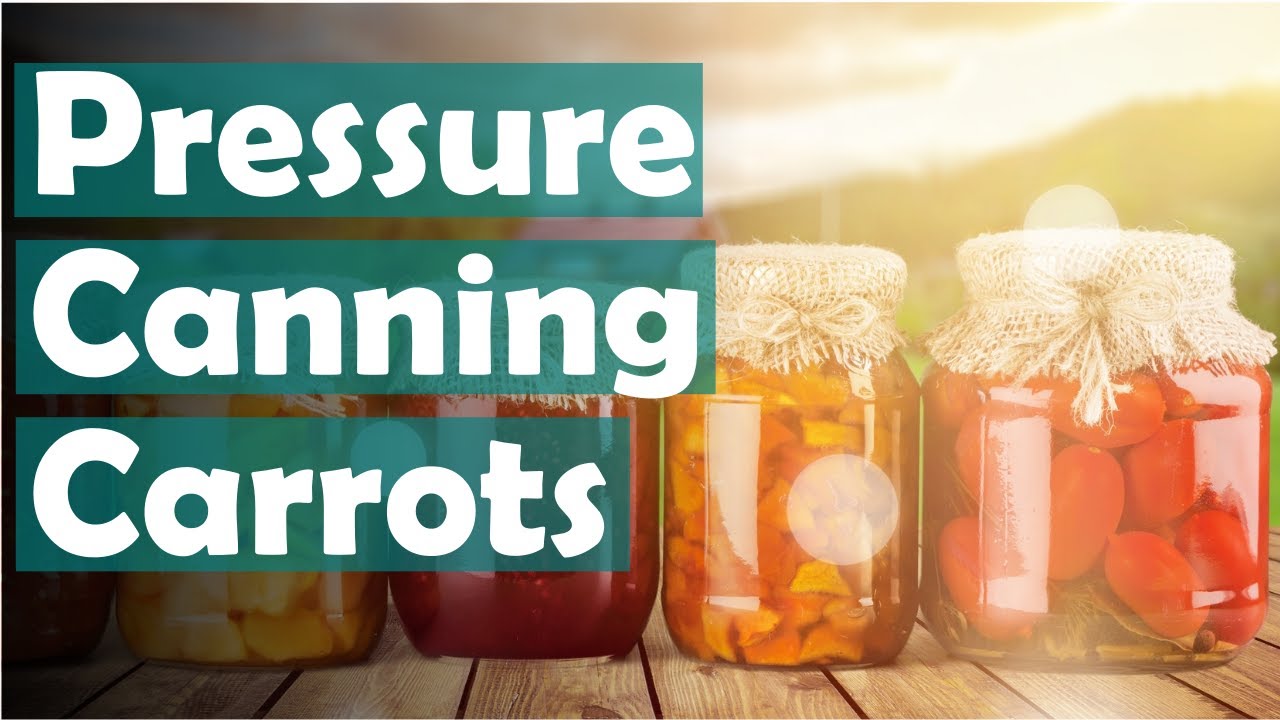 How to pressure can carrots ( the easy way ) YouTube