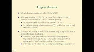 Disorders of the Parathyroids  CRASH! Medical Review Series