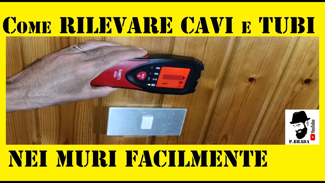 Come rilevare cavi e tubi nei muri facilmente - Test Kaiweets kes01 