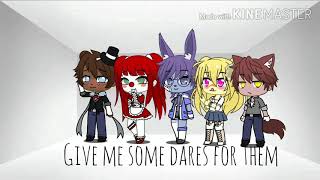 Give me some dares for Freddy, Circus baby, bonnie, chica and foxy | My AU in the description | FNAF