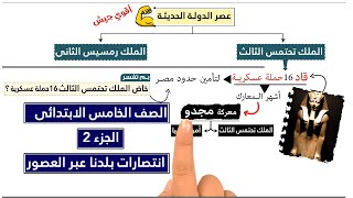 انتصارات بلدنا عبر العصور للصف الخامس الابتدائي الجزء 2