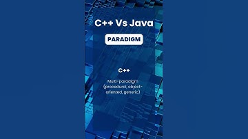 C++ vs Java | Paradigm #cpp #java #cppvsjava #programming #coding #shorts