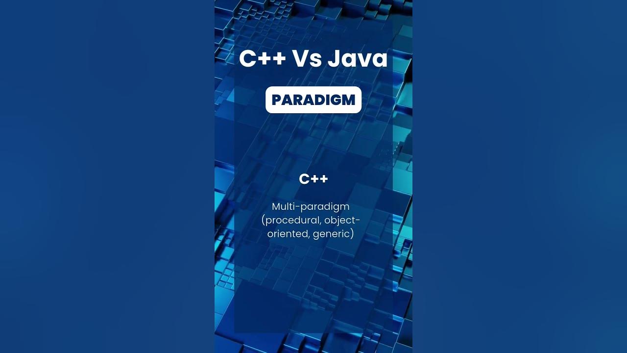 C++ vs Java | Paradigm #cpp #java #cppvsjava #programming #coding # ...